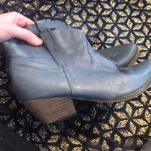 Very Volatile Blue Short Cowgirl Boots